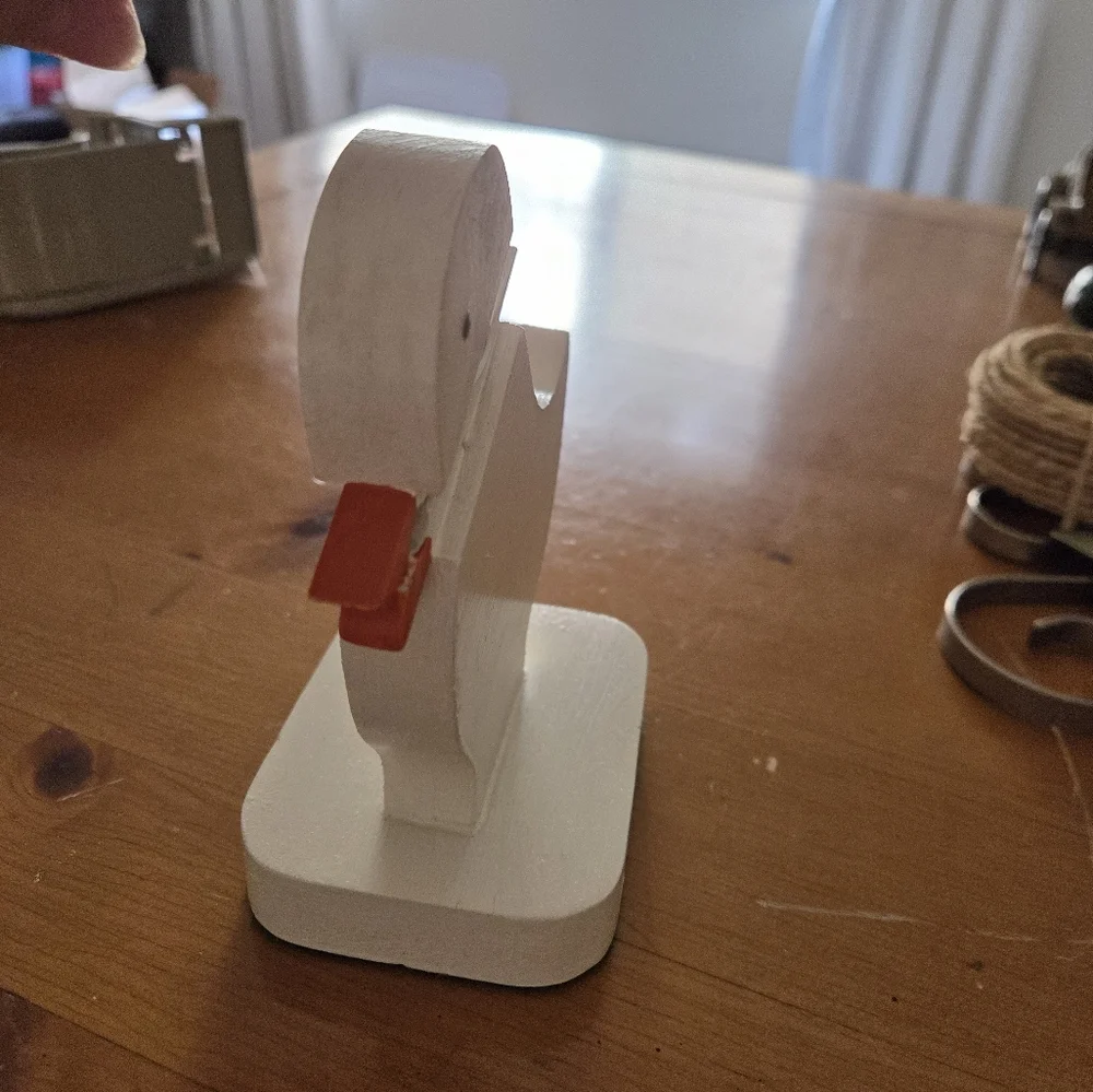 Handmade Wooden Duck Note Holder
